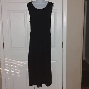 DU JOUR Wide Leg Cropped Jumpsuit Romper with tie  casual business casual Sz XLP